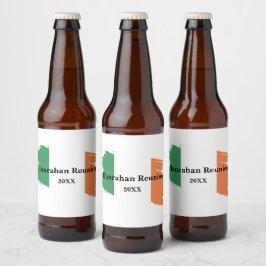Etiqueta Para Botella De Cerveza Fiesta irlandés