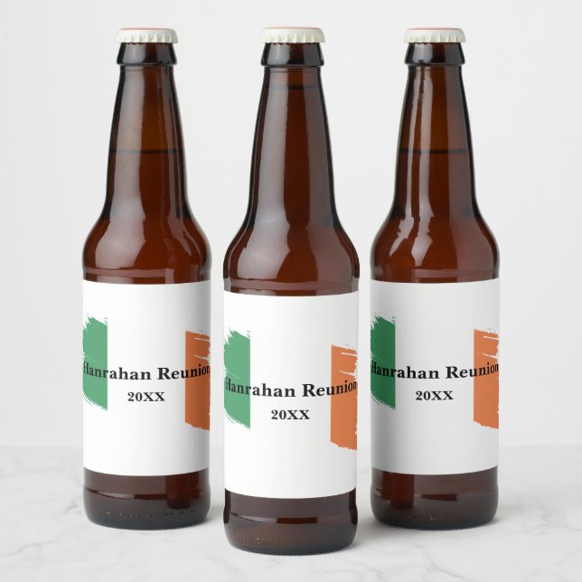 Etiqueta Para Botella De Cerveza Fiesta irlandés (Botellas)