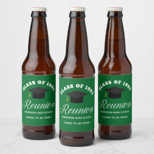 Etiqueta Para Botella De Cerveza Fiesta personalizado de la unión de la escuela sec
