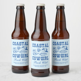 Etiqueta Para Botella De Cerveza Fin de semana de Bachelorette Coastnier