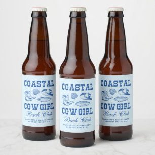 Etiqueta Para Botella De Cerveza Fin de semana de Bachelorette Coastnier