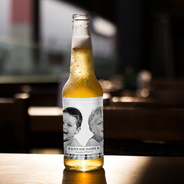 Etiqueta Para Botella De Cerveza Foto y mensaje personalizados (Subido por el creador)
