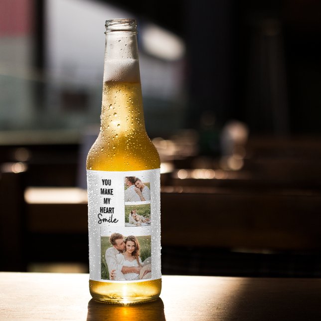 Etiqueta Para Botella De Cerveza Fotografía de pareja de colonos y encantadora cita (Subido por el creador)