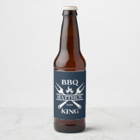 Funny BBQ Grill Master Barbacoa Personalizada King