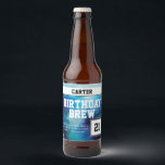 Etiqueta Para Botella De Cerveza Funny Monogrammed 21 Happy Birthday<br><div class="desc">¡Es hora de celebrar un cumpleaños! Crea tu propia marca de cerveza de cumpleaños para tus botellas de cerveza favoritas. Fondo del espacio divertido. Top box te permite nombrar tu cerveza después del chica de cumpleaños o cumpleaños. El cuadro de texto le permite introducir la edad u otra información. Añade...</div>