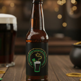 Etiqueta Para Botella De Cerveza Funny St Patricks Day Shenanigans Beer Label