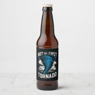 Etiqueta Para Botella De Cerveza Graciosa No Es Mi Primera Tormenta Retro Chaser