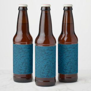 Etiqueta Para Botella De Cerveza Grano azul azul de madera de la mirada del corcho