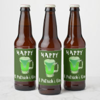 Green Beer Glass Happy St. Patrick's day Fiesta