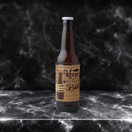 Etiqueta Para Botella De Cerveza Guarda el dulce, yo cogeré cerveza