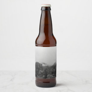Etiqueta Para Botella De Cerveza Guay, mágica naturaleza nebulosa