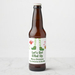 Etiqueta Para Botella De Cerveza Hagamos que los Navidades mayores se aburran del h