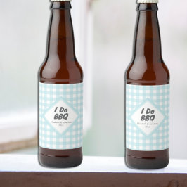 Etiqueta Para Botella De Cerveza Hago BBQ