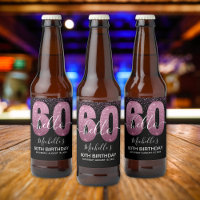 Hello 60! - 60th Birthday Woman with Pink Glitter