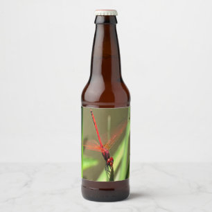 Etiqueta Para Botella De Cerveza Hermosa pintura acrílica con dragón de piratas