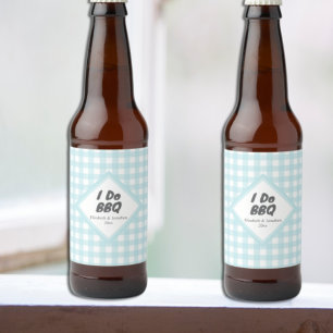Etiqueta Para Botella De Cerveza I Do BBQ
