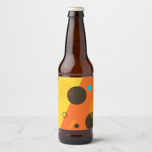 Etiqueta Para Botella De Cerveza Ilustración fresca, moderna, trendy y urbana de Me