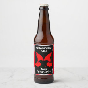 Etiqueta Para Botella De Cerveza Isla Cowes de Wight Yacht Regatta