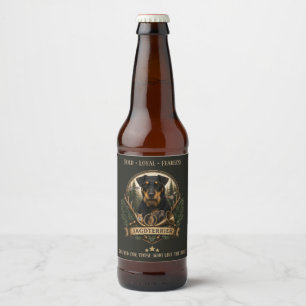 Etiqueta Para Botella De Cerveza Jagdterrier ,  Logotipo de caza