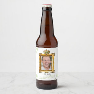 Etiqueta Para Botella De Cerveza Jubilación oficialmente no gestionada fuera de cas