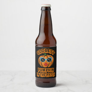 Etiqueta Para Botella De Cerveza Kids Coolest Pumpkin In The Patch Halloween Kids