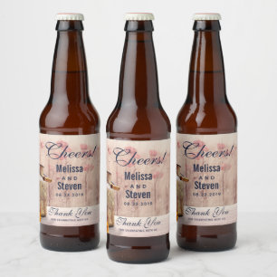 Etiqueta Para Botella De Cerveza La leche rústica puede ser una boda campestre grac