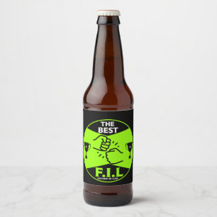 Etiqueta Para Botella De Cerveza La mejor ley del padre