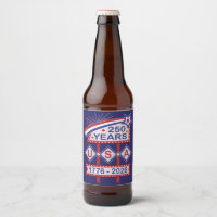 Letrero de marquesina del 250 aniversario Retro US