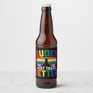 Etiqueta Para Botella De Cerveza Los dudes acaban de probar un orgullo gay más dive