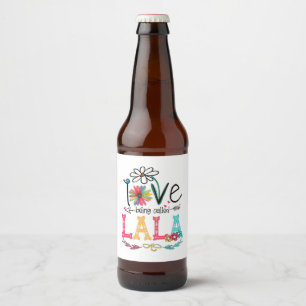 Etiqueta Para Botella De Cerveza Madre, me encanta que me llamen cumpleaños de flor