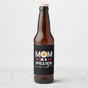 Etiqueta Para Botella De Cerveza Madre Regalo Mamá En Un Millón