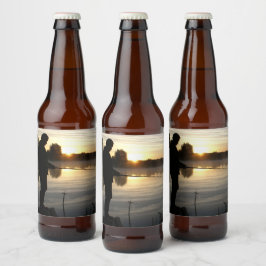 Etiqueta Para Botella De Cerveza Mañana de Angler