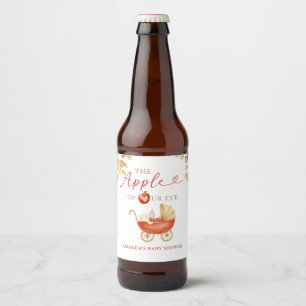 Etiqueta Para Botella De Cerveza Manzana de Nuestro Ojo Regalo de Ducha Carruaje Fl