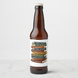 Etiqueta Para Botella De Cerveza Mes de la Historia Negra Sueño