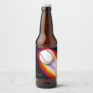 ETIQUETA PARA BOTELLA DE CERVEZA MICHIGAN BASEBALL
