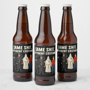 Etiqueta Para Botella De Cerveza Mismo Disfraz Diferente