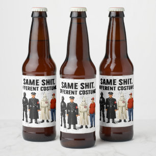 Etiqueta Para Botella De Cerveza Mismo Disfraz Diferente