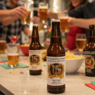 Etiqueta Para Botella De Cerveza Moderna fábrica de cerveza Personalizado Craft Bee
