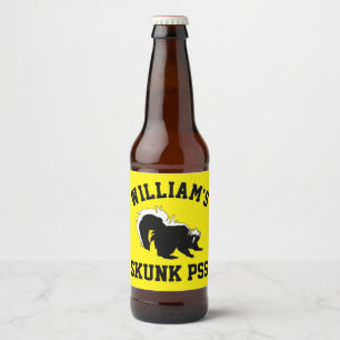 Etiqueta Para Botella De Cerveza Mofeta