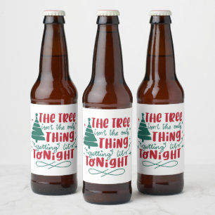 Etiqueta Para Botella De Cerveza navidades divertidos iluminan el arte de la palabr