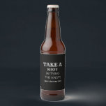 Etiqueta Para Botella De Cerveza Negro, estoy atando el partido del soltero Boda Kn<br><div class="desc">Negro estoy atando las etiquetas de la botella de cerveza del partido del Boda del nudo</div>