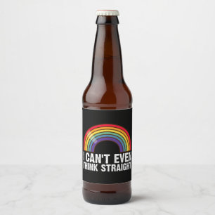 Etiqueta Para Botella De Cerveza Ni siquiera puedo pensar con claridad Mes del Orgu