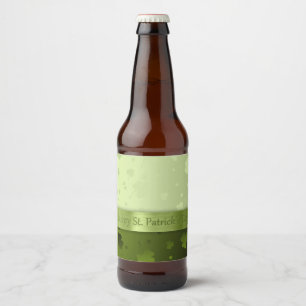 Etiqueta Para Botella De Cerveza Noble St Patricks Day Shamrock Beer Bottle Etiquet