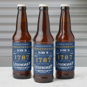 Etiqueta Para Botella De Cerveza Nombre Y Año Etiqueta De La Botella De Cerveza De