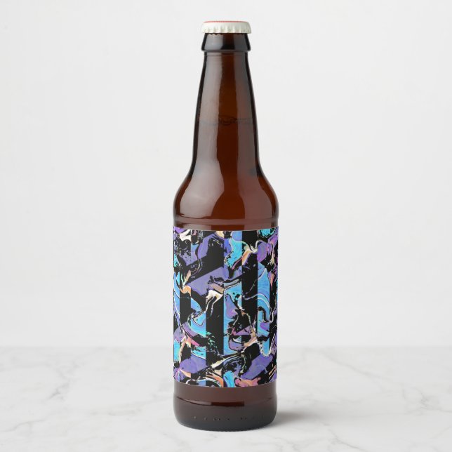 Etiqueta Para Botella De Cerveza Ojo sore   (Anverso)
