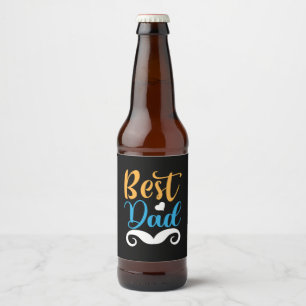 Etiqueta Para Botella De Cerveza Padre de regalos Mejor papá