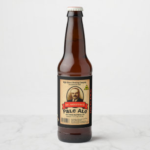 Etiqueta Para Botella De Cerveza Pale Ale del Sr. Molotov