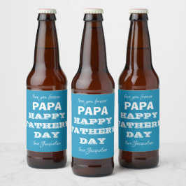 Etiqueta Para Botella De Cerveza Papá papá papá papá papá papá papá Personalizado m