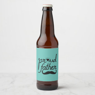 Etiqueta Para Botella De Cerveza Papá Regalo Orgulloso
