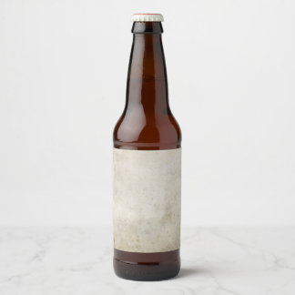 Etiqueta Para Botella De Cerveza Papel de manchas rusas de edad avanzada y en blanc